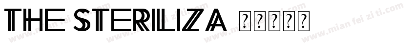the steriliza字体转换
